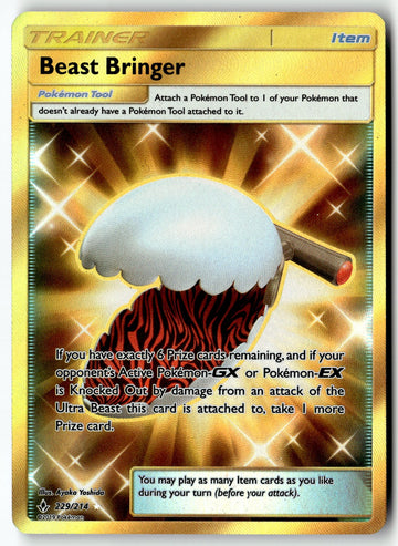 Pokemon Card Beast Bringer (Secret) LP SM - Unbroken Bonds Secret Rare 229/214