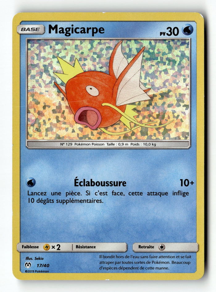 Pokemon Card Magikarp - Normal LP McDonald's Promos 2019 FRENCH 17/40