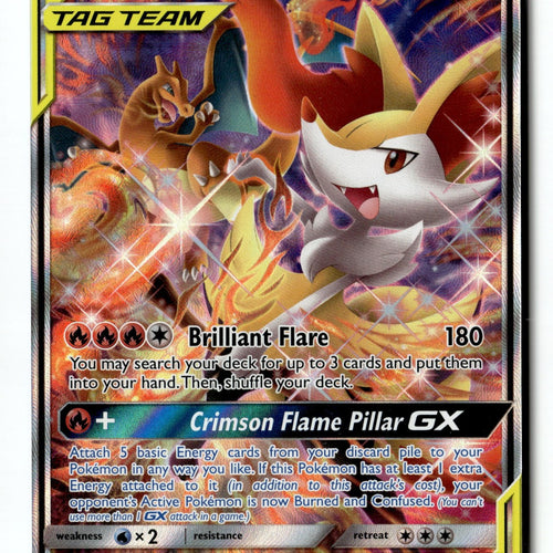 Pokemon Card Charizard & Braixen GX - LP SM Promos Promo SM230