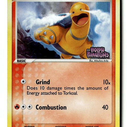 Pokemon Card Torkoal Reverse Holo LP Holon Phantoms 33/110