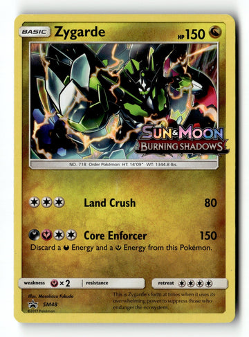 Pokemon Card Zygarde - (Prerelease) Holo LP SM Promos SM48