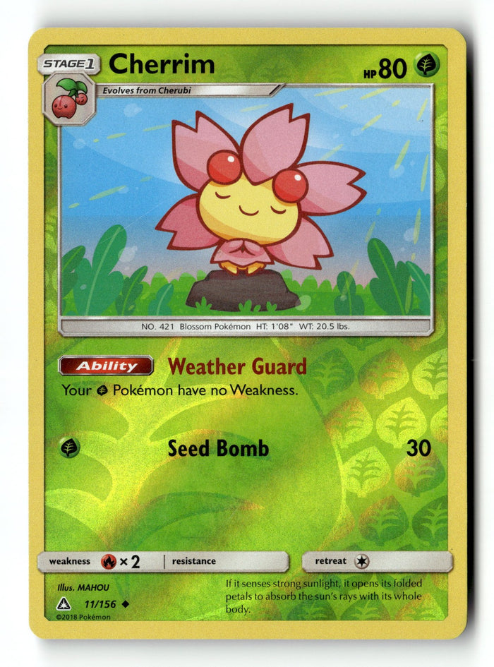 Pokemon Card Cherrim LP SM - Ultra Prism Reverse Holo Uncommon 11/156