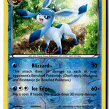 Pokemon Card Glaceon LP XY - Furious Fists Reverse Holo Rare 19/111