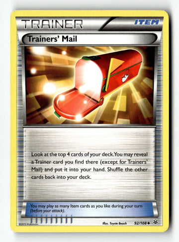 Pokemon Card Trainers' Mail LP XY - Roaring Skies 92/108