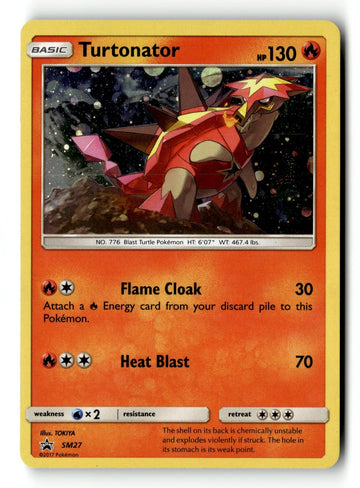 Pokemon Card Turtonator - Holo LP SM Promos SM27