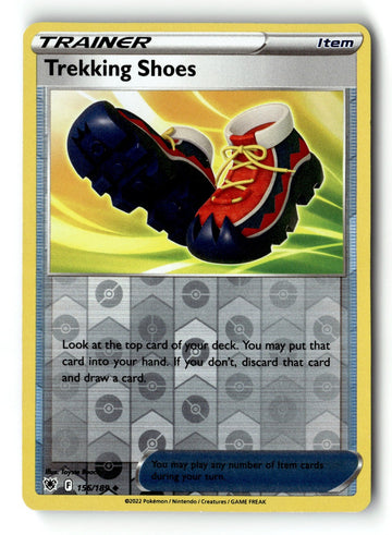 Pokemon Card Trekking Shoes Reverse Holo LP SWSH10: Astral Radiance 156/189