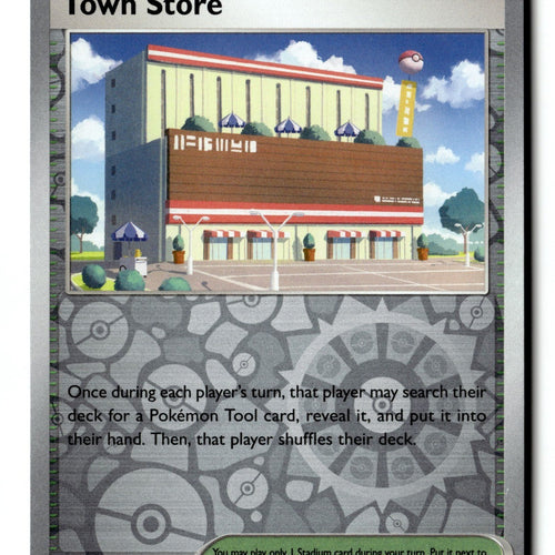 Pokemon Card Town Store Reverse Holo LP SV03: Obsidian Flames 196/197
