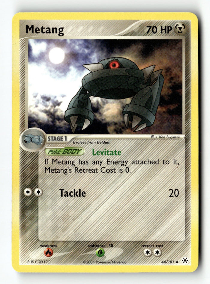 Pokemon Card Metang LP Hidden Legends 44/101
