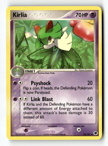 Pokemon Card Kirlia LP Sandstorm Uncommon 40/100