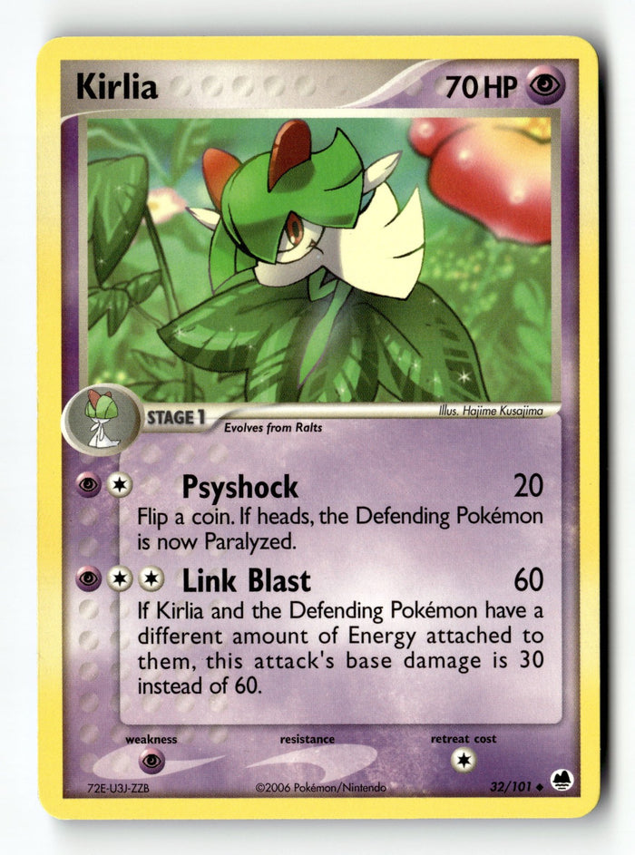 Pokemon Card Kirlia LP Sandstorm Uncommon 40/100