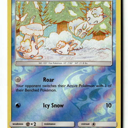 Pokemon Card Alolan Vulpix Reverse Holo LP SM - Ultra Prism 30/156