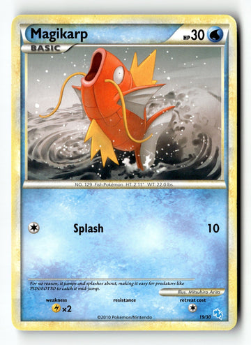Pokemon Card Magikarp Normal LP HeartGold SoulSilver 72/123
