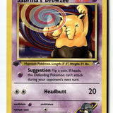 Pokemon Card Sabrina's Drowzee 1st Edition LP Gym Heroes 092/132