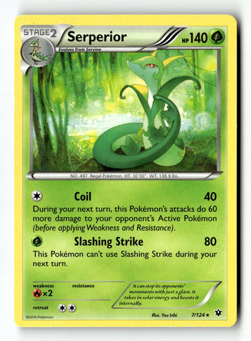 Pokemon Card Serperior LP XY - Fates Collide 7/124