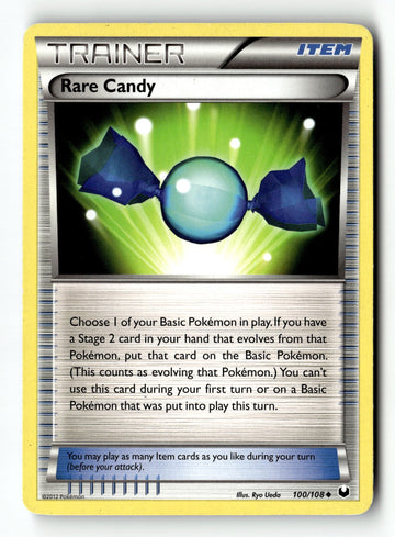 Pokemon Card Rare Candy Normal LP Dark Explorers Uncommon 100/108