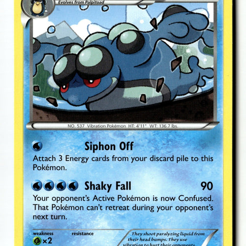 Pokemon Card Seismitoad LP XY - BREAKpoint 35/122