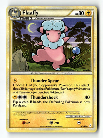 Pokemon Card Flaaffy LP Call of Legends Uncommon 43/95