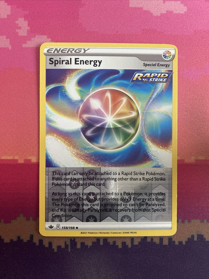 Pokemon Card Spiral Energy Chilling Reign Reverse Holo Uncommon 159/198 NM
