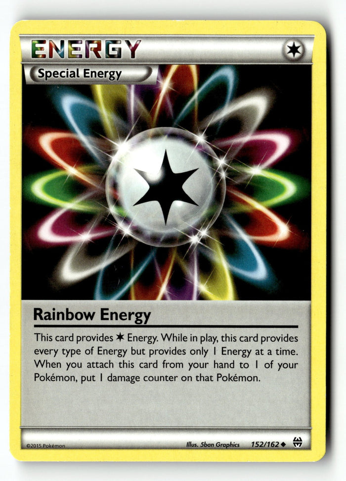 Pokemon Card Rainbow Energy Normal LP XY - BREAKthrough Uncommon 152/162