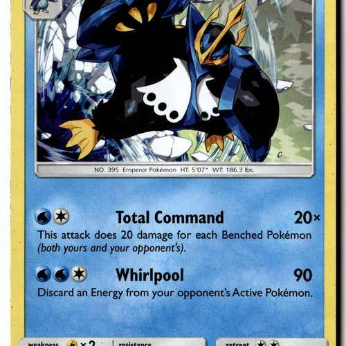 Pokemon Card Empoleon LP SM - Ultra Prism Rare 34/156