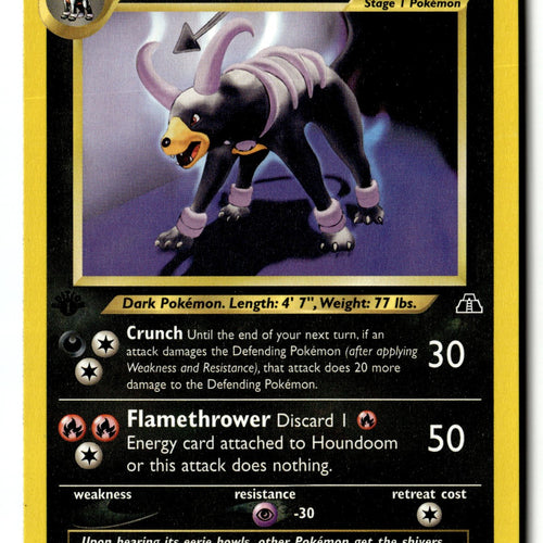 Pokemon Card Houndoom (23) LP 1st edition Neo Discovery Rare 23/75