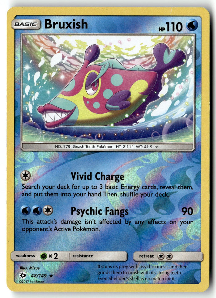 Pokemon Card Bruxish LP SV01: Scarlet & Violet Base Set Reverse Holo 051/198