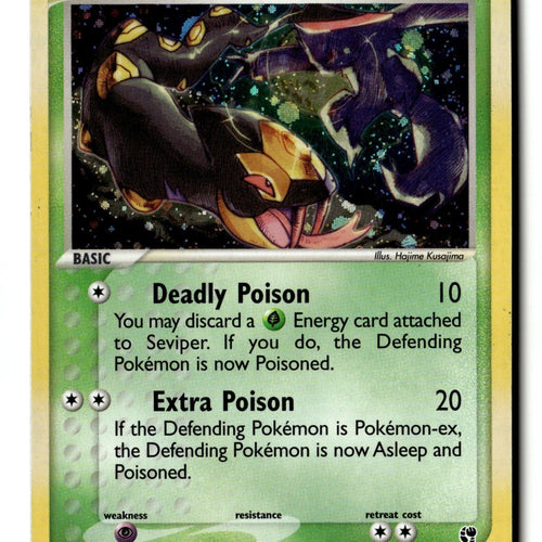 Pokemon Card Seviper Holo LP Sandstorm 11/100