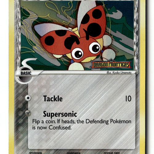 Pokemon Card Ledyba Delta Species LP Dragon Frontiers Common 53/101