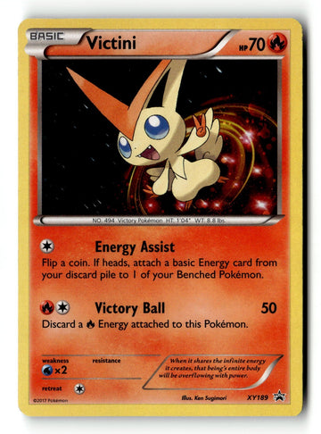 Pokemon Card Victini - Holo LP XY Promos XY189
