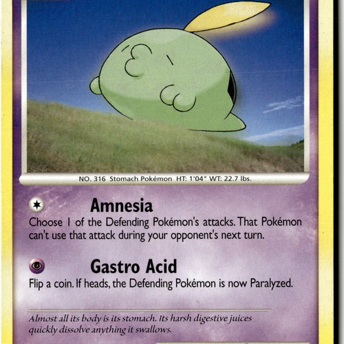 Pokemon Card Gulpin LP Legends Awakened Common 98/146