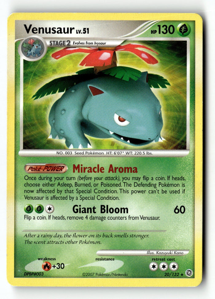 Pokemon Card Venusaur (Secret Wonders) LP Deck Exclusives 020/132