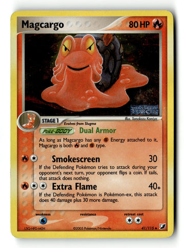 Pokemon Card Magcargo Reverse Holo LP Unseen Forces 41/115