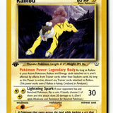 Pokemon Card Raikou (22) 1st Edition LP Neo Revelation Rare 22/64