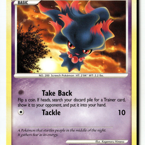 Pokemon Card Misdreavus LP Platinum 83/127
