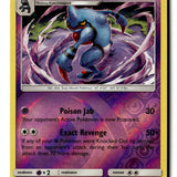 Pokemon Card Toxicroak Reverse Holo LP SM - Ultra Prism 57/156