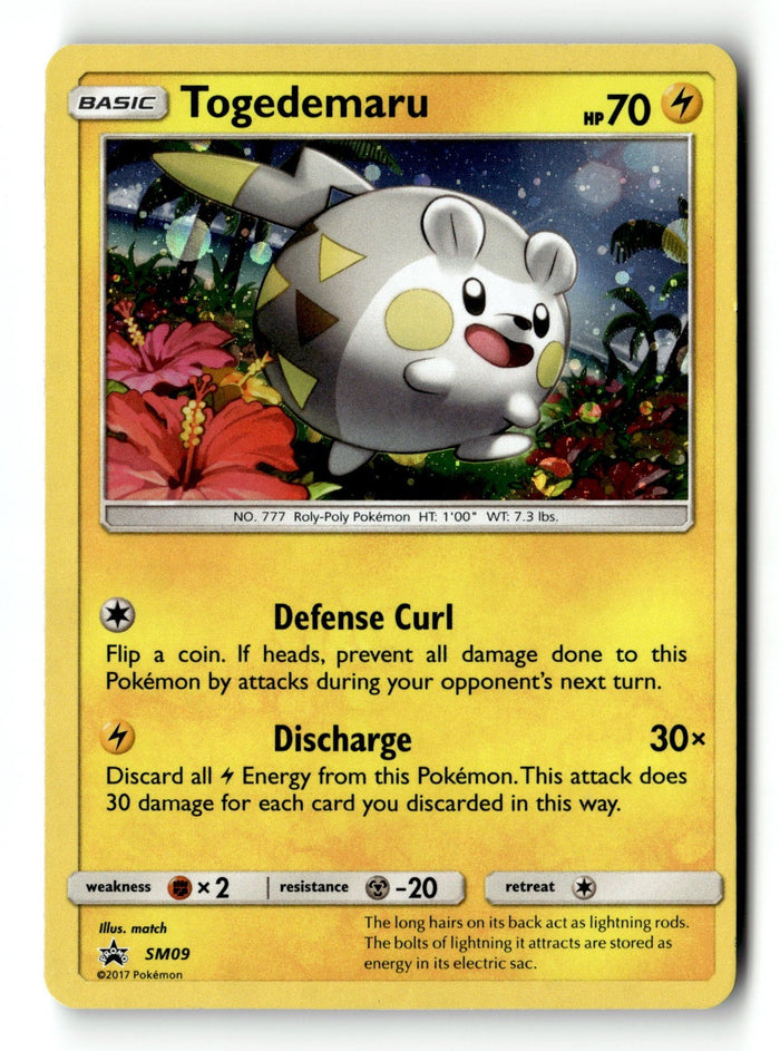 Pokemon Card Togedemaru - Holo LP SM Promos SM09