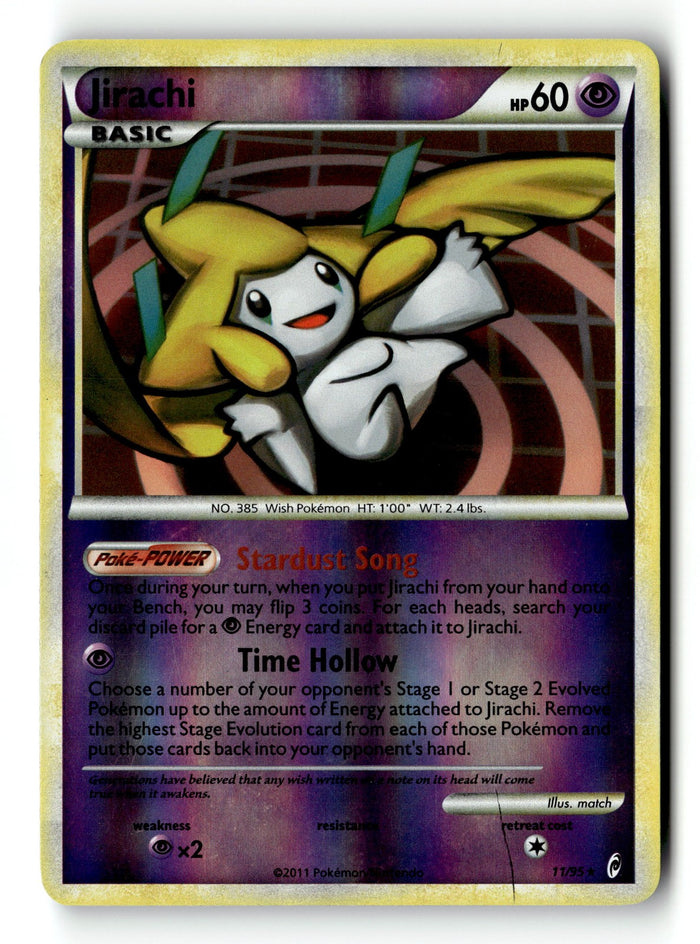 Pokemon Card Jirachi LP Call of Legends Reverse Holo Rare 11/95