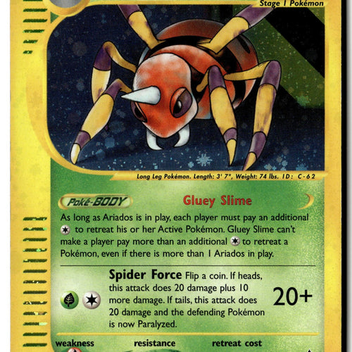 Pokemon Card Ariados (H3) LP Aquapolis Holo Rare H03/H32