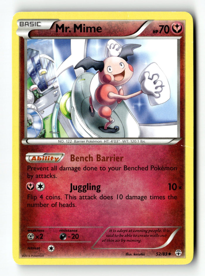 Pokemon Card Mr. Mime LP Generations 52/83