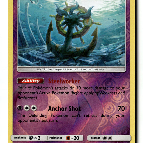 Pokemon Card Dhelmise LP SM - Guardians Rising Reverse Holo Rare 59/145
