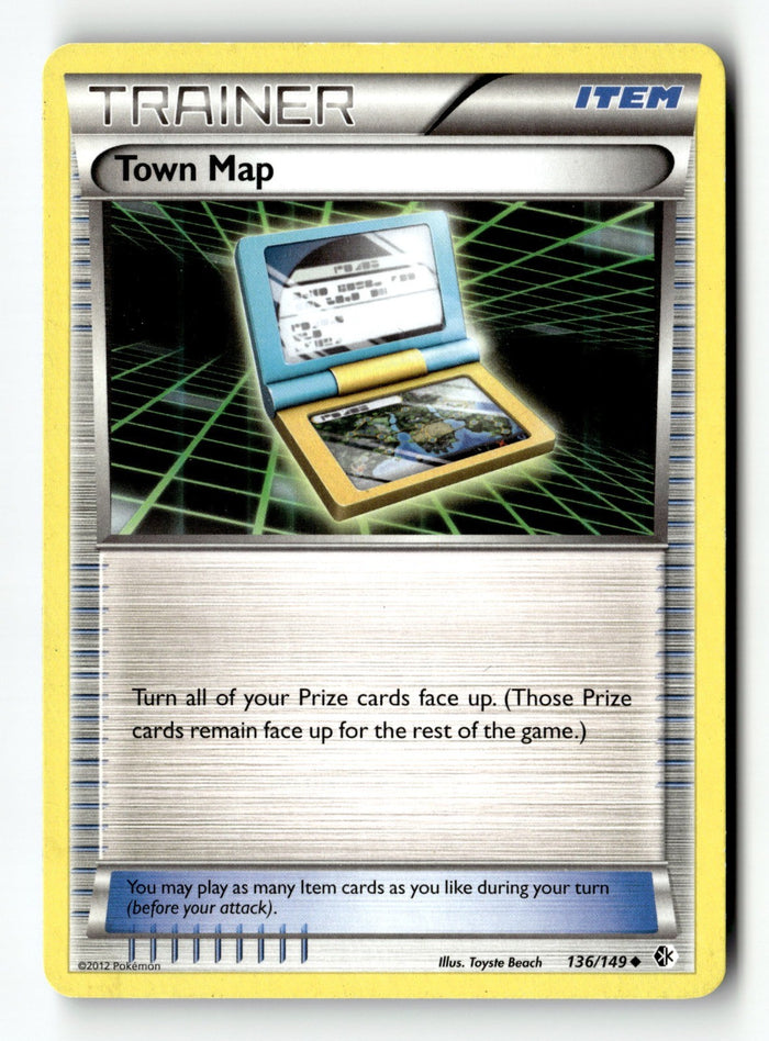 Pokemon Card Town Map LP Boundaries Crossed 136/149