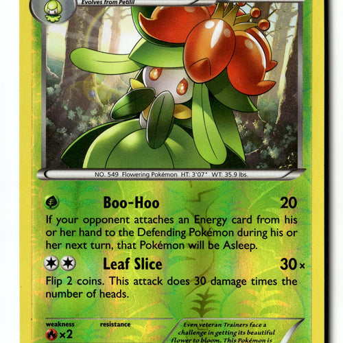 Pokemon Card Lilligant LP XY - BREAKpoint Reverse Holo Rare 8/122