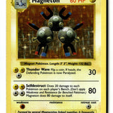 Pokemon Card Magneton Unlimited Holo LP Base Set (Shadowless) 9/102