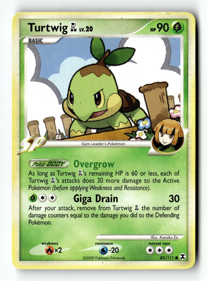 Pokemon Card Turtwig GL LP Rising Rivals 85/111