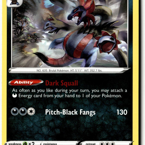 Pokemon Card Hydreigon LP SWSH03: Darkness Ablaze Rare 110/189