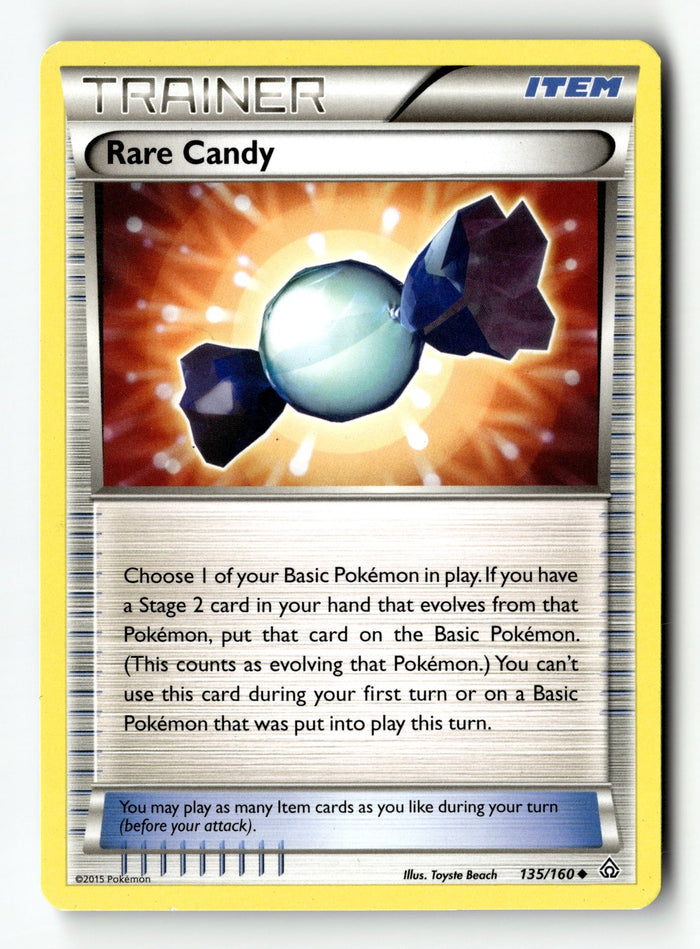 Pokemon Card Rare Candy Normal LP XY - Primal Clash Uncommon 135/160