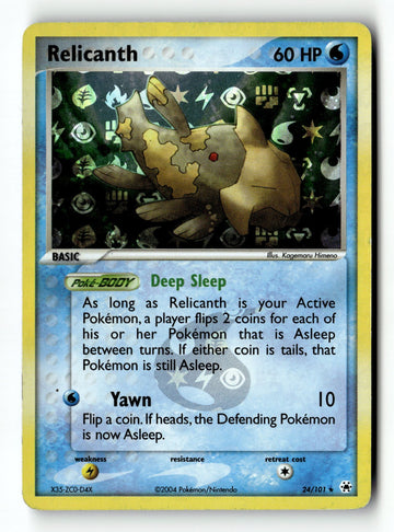 Pokemon Card Relicanth Reverse Holo LP Hidden Legends Rare 24/101