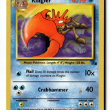 Pokemon Card Kingler LP Fossil Uncommon 38/62