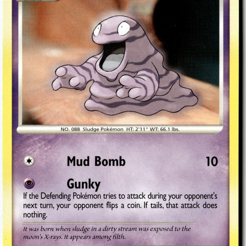 Pokemon Card Grimer LP Secret Wonders Common 88/132