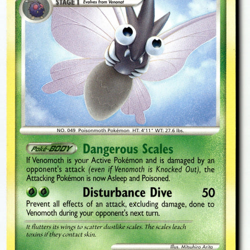 Pokemon Card Venomoth LP Secret Wonders 73/132